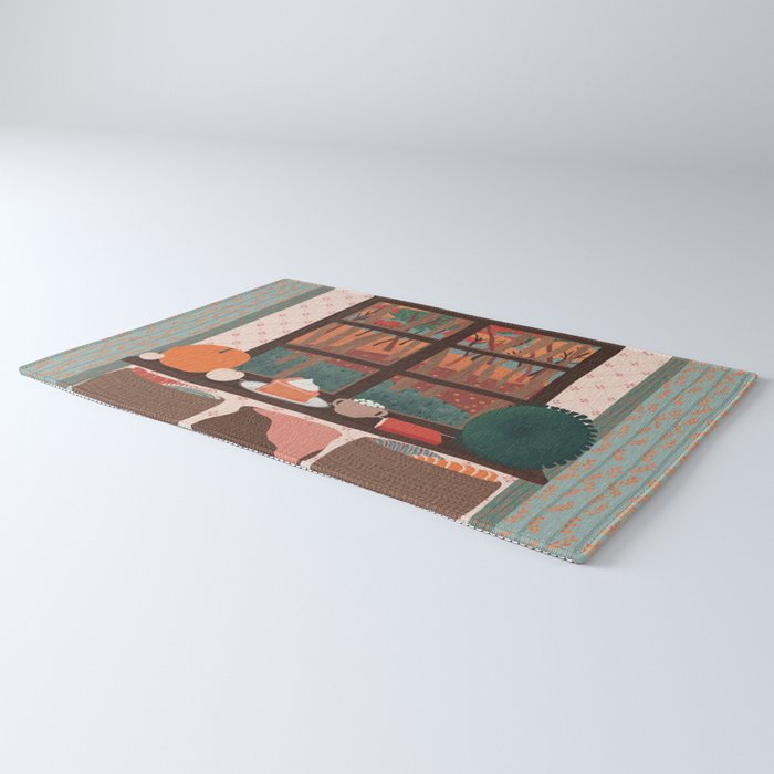 hello autumn I love you Rug Gallery Image 3