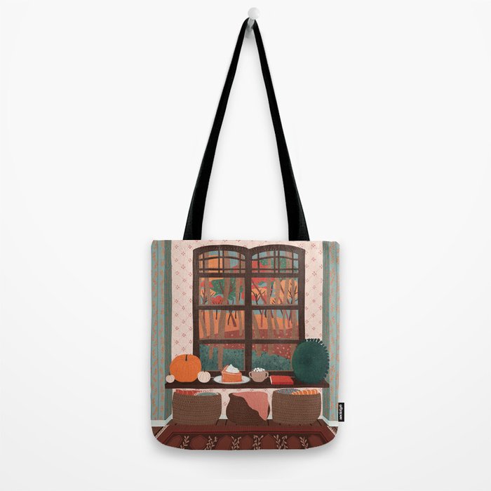 hello autumn I love you Tote Bag Gallery Image 2