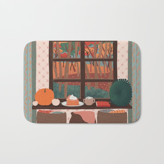 hello autumn I love you Bath Mat Gallery Image 1