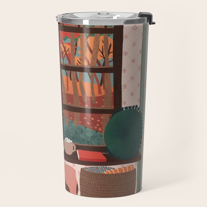hello autumn I love you Travel Mug Gallery Image 2