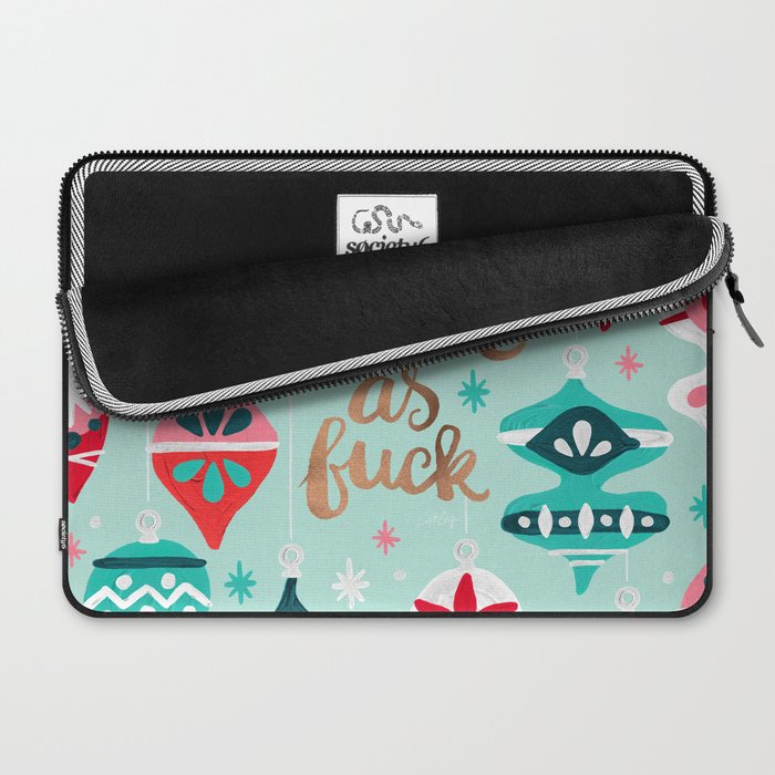 Festive As Fuck - Mint Palette Laptop Sleeve Gallery Image 2