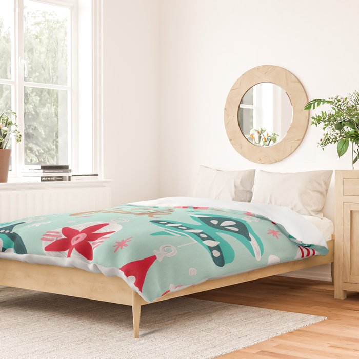 Festive As Fuck - Mint Palette Duvet Cover Gallery Image 2