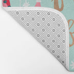 Festive As Fuck - Mint Palette Bath Mat Gallery Image 2