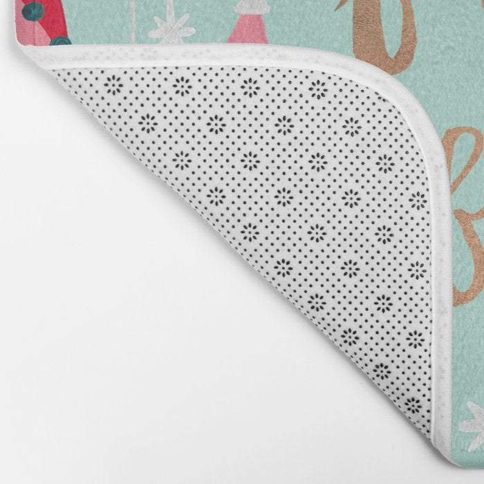 Festive As Fuck - Mint Palette Bath Mat Gallery Image 2