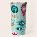 Festive As Fuck - Mint Palette Travel Mug Gallery Image 2