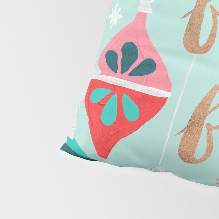 Festive As Fuck - Mint Palette Pillow Sham Gallery Image 4