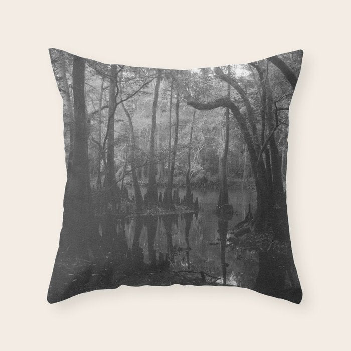 Florida Swamp Throw Pillow Gallery Image 1