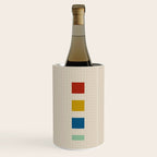 four elements II tweed and primary colors Wine Chiller Gallery Image 1