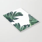 Banana Leaf Watercolor Painting, Tropical Nature Botanical Palm Illustration Bohemian Minimal Luxe Notebook Gallery Image 3