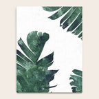 Banana Leaf Watercolor Painting, Tropical Nature Botanical Palm Illustration Bohemian Minimal Luxe Notebook Gallery Image 4