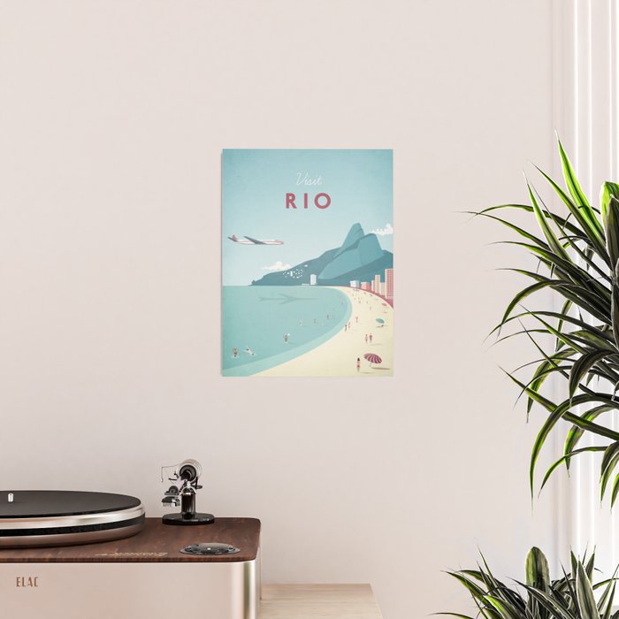 Vintage Rio Travel Poster Poster Gallery Image 2