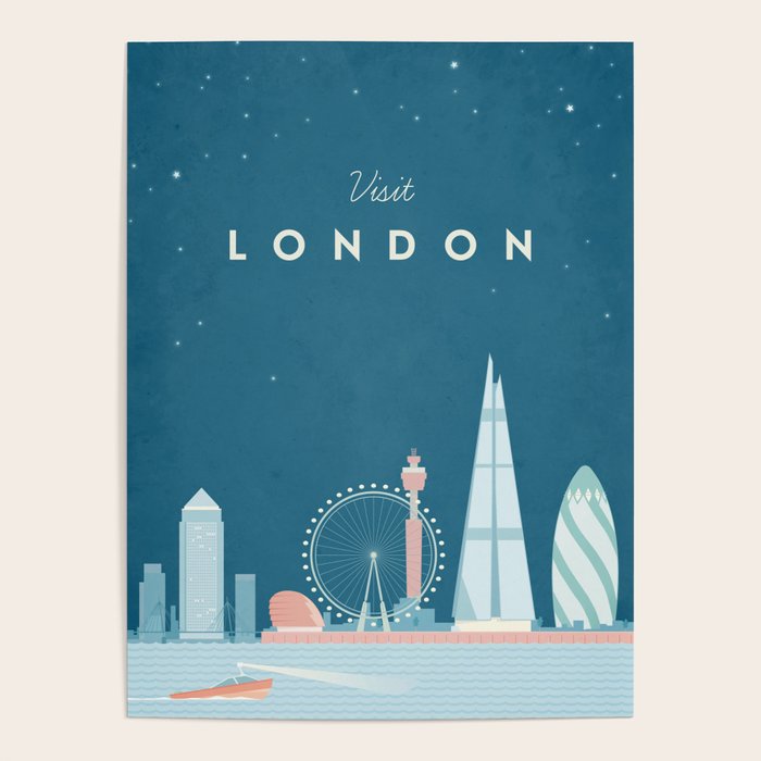 Vintage London Travel Poster Poster Gallery Image 4