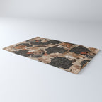 LEOPARD AND FLORAL NIGHT PATTERN Rug Gallery Image 3