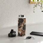 LEOPARD AND FLORAL NIGHT PATTERN Water Bottle Gallery Image 4