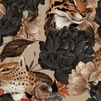 LEOPARD AND FLORAL NIGHT PATTERN Coffee Mug Gallery Image 2