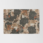 LEOPARD AND FLORAL NIGHT PATTERN Rug Gallery Image 2