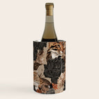 LEOPARD AND FLORAL NIGHT PATTERN Wine Chiller Gallery Image 1