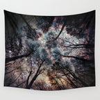 Starry Sky in the Forest Wall Tapestry Gallery Image 4