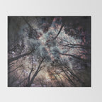 Starry Sky in the Forest Throw Blanket Gallery Image 2