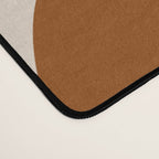 Copacetic Retro Abstract Pattern in 70s Brown Orange Beige Desk Mat Gallery Image 4