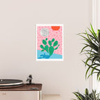 Lampin' - memphis throwback style retro neon cactus desert palm springs california southwest hipster Poster Gallery Image 2