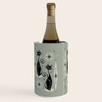 Mid Century Meow Retro Atomic Cats - Gray Wine Chiller Gallery Image 2