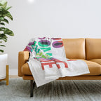 Do Something Awesome Today Too! Throw Blanket Gallery Image 1