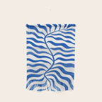 Henri Matisse Abstract Cobalt Leaf Art Wall Hanging Gallery Image 1