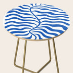 Henri Matisse Abstract Cobalt Leaf Art Side Table Gallery Image 2