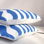 Henri Matisse Abstract Cobalt Leaf Art Pillow Sham Gallery Image 3