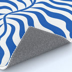 Henri Matisse Abstract Cobalt Leaf Art Rug Gallery Image 4