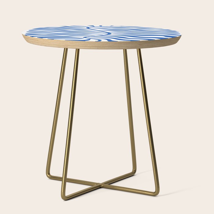 Henri Matisse Abstract Cobalt Leaf Art Side Table Gallery Image 1