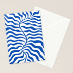 Henri Matisse Abstract Cobalt Leaf Art Stationery Card Gallery Image 2