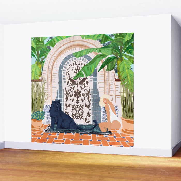 Frienaissance #painting #wildlife #illustration Wall Mural Gallery Image 2
