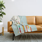 Bamboo Forest Throw Blanket Gallery Image 1