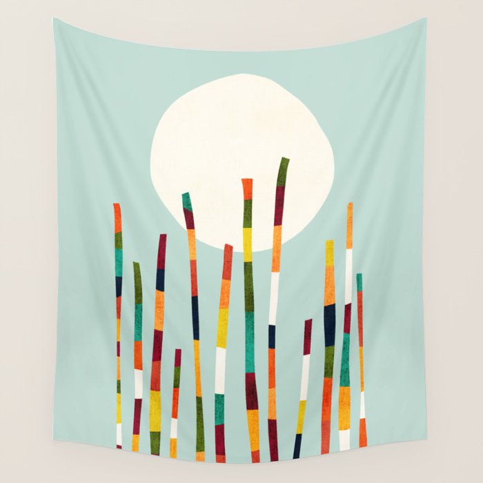 Bamboo Forest Wall Tapestry Gallery Image 4