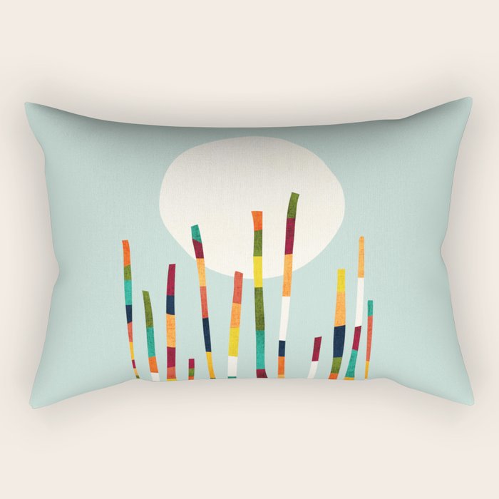 Bamboo Forest Rectangular Pillow Gallery Image 1