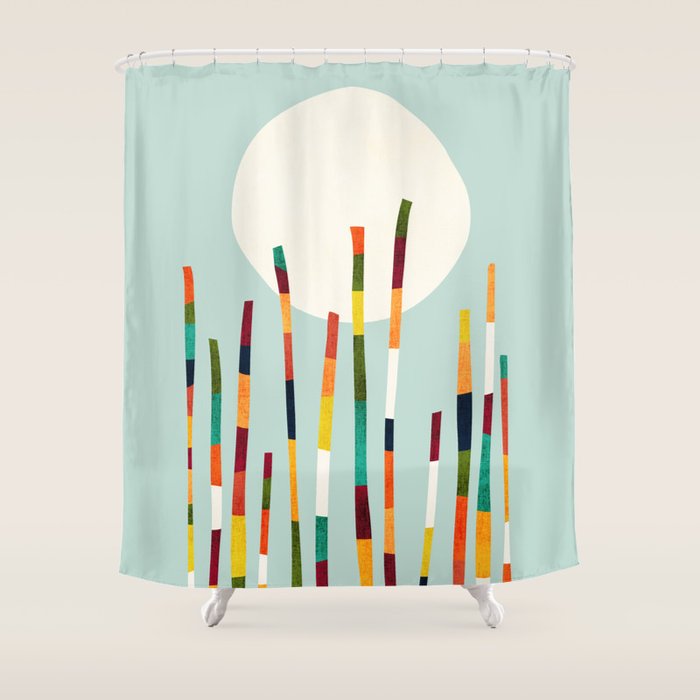 Bamboo Forest Shower Curtain Gallery Image 1