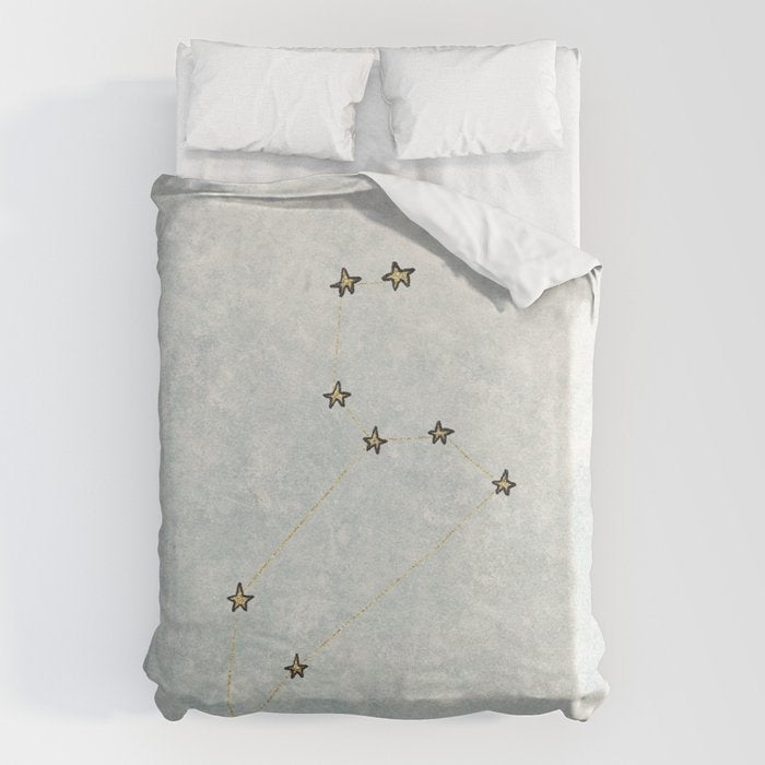Leo x Astrology x Star Sign Duvet Cover Gallery Image 1