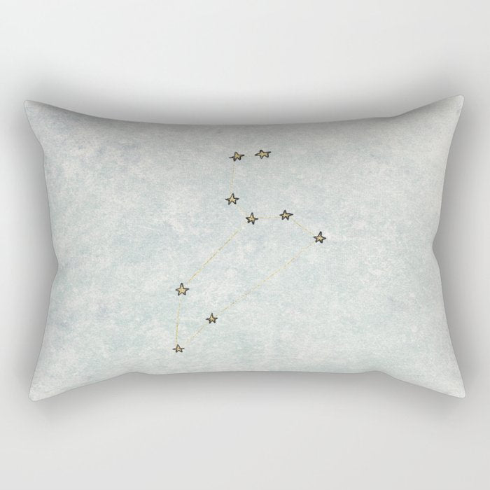 Leo x Astrology x Star Sign Rectangular Pillow Gallery Image 2