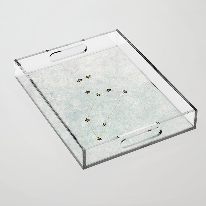 Leo x Astrology x Star Sign Acrylic Tray Gallery Image 1