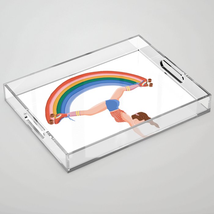 Rainbow Acrylic Tray Gallery Image 1