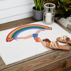 Rainbow Outdoor Rug Gallery Image 2