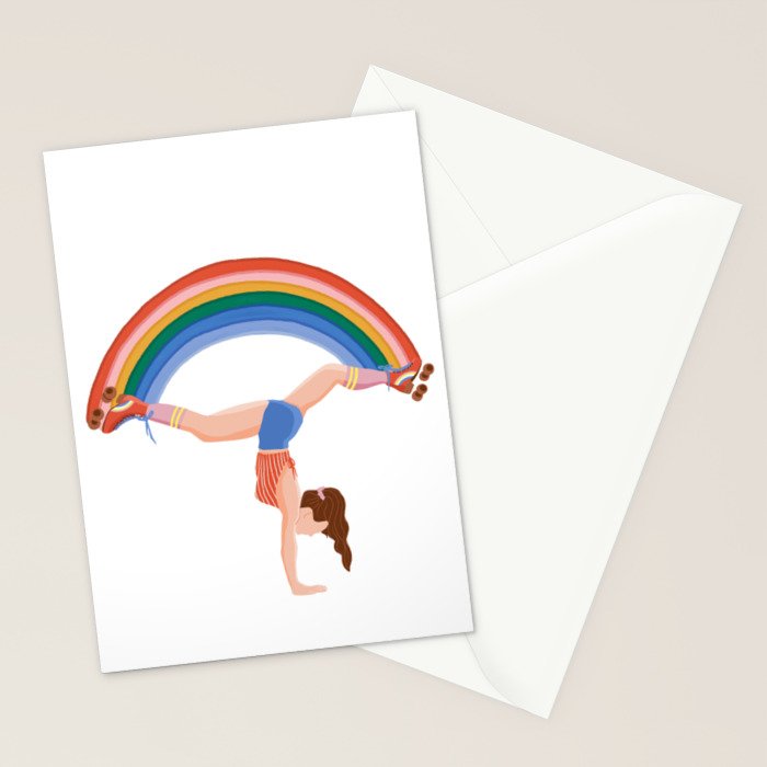Rainbow Stationery Card Gallery Image 2