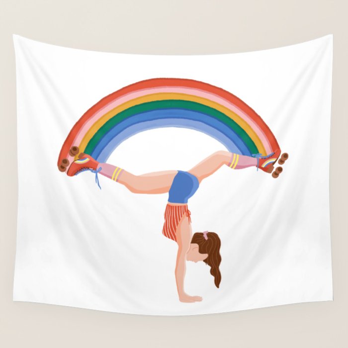 Rainbow Wall Tapestry Gallery Image 4