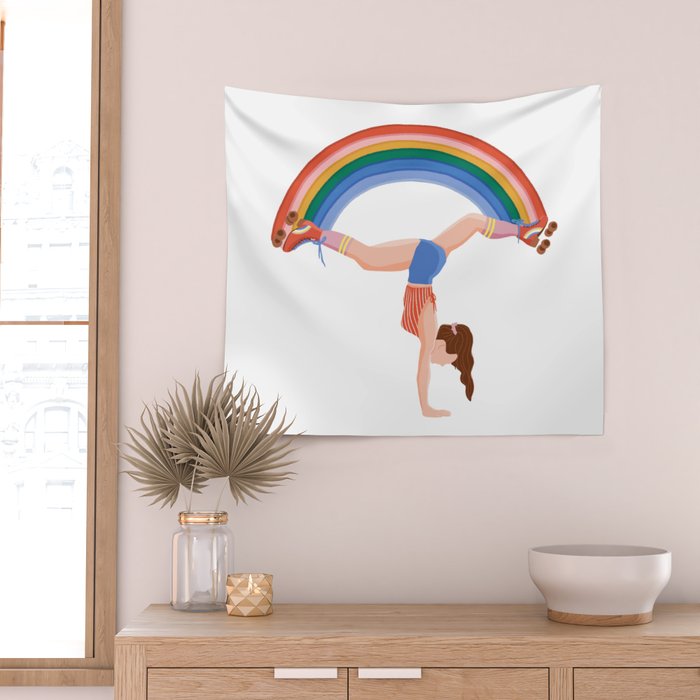 Rainbow Wall Tapestry Gallery Image 2