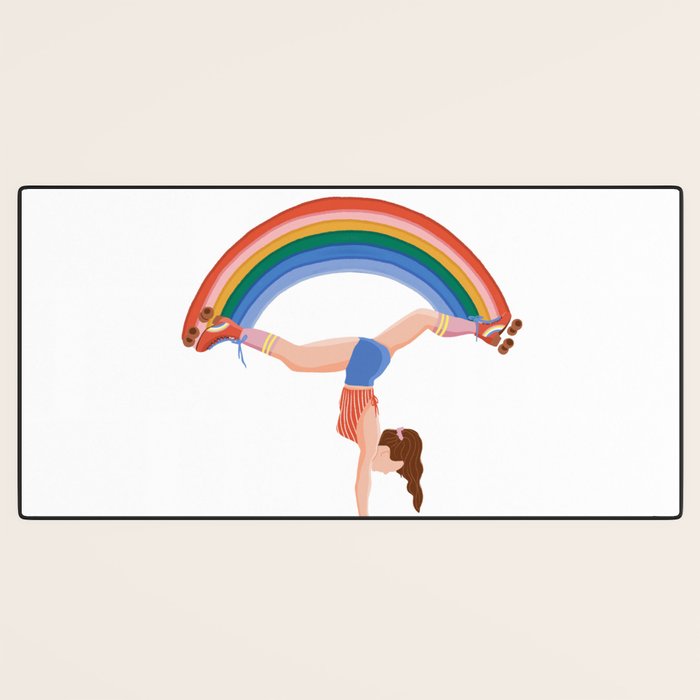 Rainbow Desk Mat Gallery Image 3