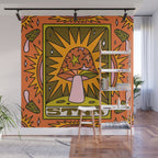 17. Star Mushroom Wall Mural Gallery Image 1
