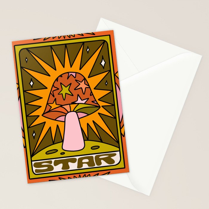 17. Star Mushroom Stationery Card Gallery Image 2