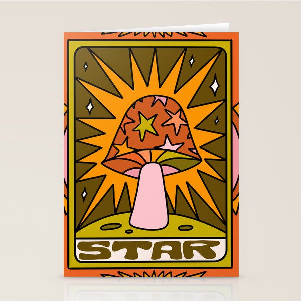 17. Star Mushroom Stationery Card Gallery Image 2